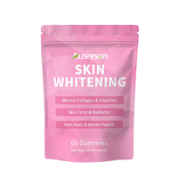 Produits de soin de la peau de marque privée SPL, gommes à la collagène, supplément de vitamine C, biotine, L-glutathion, gommes blanchissantes pour la peau