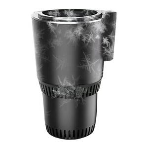 OEM fabrika 2 1 Mini buzdolabı akıllı seyahat kahve bira ev araba hızlı soğuk içecek bardağı oto soğutma tutucu araba bardak soğutucu - Product Image 1