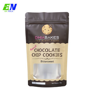 120g kue coklat kue Premix bubuk Zip Lock Pouch kemasan tahan minyak - Product Image 4