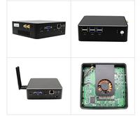 Mini PC de poche pas cher avec processeur I3-7167U, affichage HD + VGA, 8 Go de DDR3, Windows 10, fonctionne comme bureau, boîte TV, HTPC, ordinateur de poche