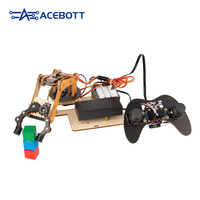 Kit de formation d'usine intelligent programmable avec bras robotique de convoyeur de tri pour l'éducation Arduino STEM IoT