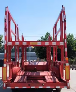 Semirremolque Portacoches/SUV de 2/3 Ejes con Elevación Hidráulica/por Tornillo, 8/10/12 Plataformas, con Plataforma de Salto, en Oferta - Product Image 2