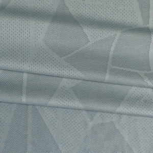 Tessuto in Rete Jacquard Personalizzato in Poliestere e Spandex, Traspirante e ad Asciugatura Rapida, con Motivo Geometrico a Pois, per Magliette Sportive e <span class=keywords><strong>Maglie</strong></span> da <span class=keywords><strong>Calcio</strong></span> - Product Image 5