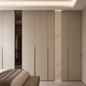 BALOM Wood Built-in Modern Bedroom Closet with Soft Close Drawers Custom Color Size OEM Factory Direct CE Certified - Product Image 3