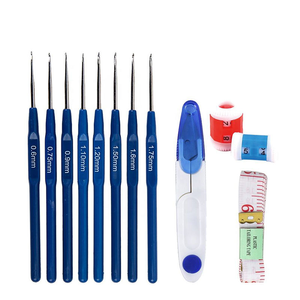 Juego de Agujas de Ganchillo Suaves y Coloridas, Herramientas de Tejido y Costura Hechas a Mano, Agujas de Tejer de Plástico - Product Image 2
