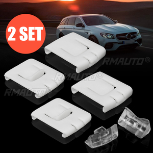 ชุดคลิปล็อคเบาะนั่ง 2 ชุด 6 ชิ้น รุ่น 435881203A C10 สำหรับ VW GOLF MK1 MK2 MK3 CORRADO SCIROCCO พลาสติกสีขาว - Product Image 1