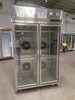 Vitrine Réfrigérée Verticale pour la Présentation de Viandes Fraîches – Idéale pour Supermarchés et Restaurants (Canard Rôti)