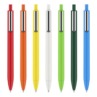 Stylos à bille rétractables 1,0 mm quatre couleurs (bleu, noir, rouge, vert) pointe moyenne écriture fluide pour bureau et école