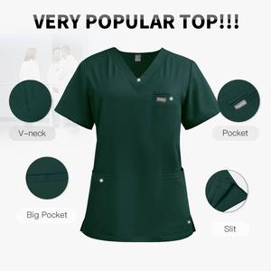 Conjunto de 3 Piezas de Uniformes Médicos Unisex de Tela Suave Personalizable y a la Moda 42192+52002 para Mujer, Conjunto de Ropa de Material Grueso para Mujer - Product Image 2
