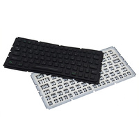 Nouveau clavier en silicone translucide sur mesure, pliable, portable, avec rangement, conception à touches souples, logo personnalisé, universel pour ordinateurs de bureau et portables