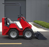 TOHO TH390 Nouvelle Chargeuse Compacte Autoportée Mini Chargeuse 4x4 Chargeuse sur Pneus à Vendre à Prix Avantageux