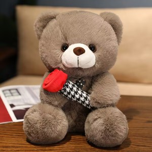 Offre Spéciale en peluche Rose ours en peluche poupée jouet doux en peluche embrasser coeur ours jouet romantique plomb en peluche ours saint valentin cadeau pour <span class=keywords><strong>fille</strong></span> - Product Image 2