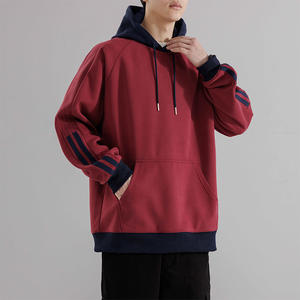 Sweat à capuche de haute qualité pour hommes, nouvelle collection printemps-automne, coupe ample, contrastant, style décontracté et sportif pour garçons - Product Image 6