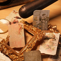 Paquet de 32 pièces d'autocollants séries souvenir hier matériau de Source décorative pour Journal Vintage 6 Options