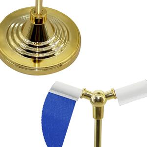 Drapeau de table miniature en forme de Y personnalisable, drapeau de la Slovénie imprimé numériquement avec base en métal pour la décoration - Product Image 3