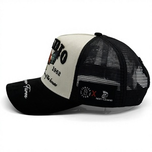 Gorra Trucker Vintage con Bordado <span class=keywords><strong>de</strong></span> Gallo para Hombre, Malla Transpirable en la Parte Trasera, Ajustable con Cierre a Presión - Product Image 3