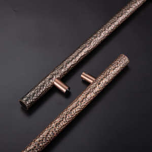 Tiradores y tiradores de puertas de latón de lujo modernos Herrajes de puerta plegables de fábrica personalizados para hoteles Negocios Villas Apartamentos - Product Image 5