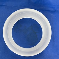 Anneau en quartz de silice fondue haute précision, résistant aux hautes températures, pour applications optiques et semi-conductrices