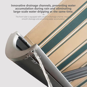 Toldo de diseño retráctil al mejor precio de fábrica <span class=keywords><strong>para</strong></span> conservatorio de bloqueo solar automático - Product Image 5