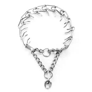 <span class=keywords><strong>Collar</strong></span> ajustable <span class=keywords><strong>de</strong></span> acero inoxidable <span class=keywords><strong>para</strong></span> mascotas con mosquetón <span class=keywords><strong>de</strong></span> liberación rápida y puntas <span class=keywords><strong>de</strong></span> goma <span class=keywords><strong>Collar</strong></span> <span class=keywords><strong>de</strong></span> entrenamiento <span class=keywords><strong>de</strong></span> estrangulador <span class=keywords><strong>de</strong></span> perro <span class=keywords><strong>de</strong></span> diseño sólido - Product Image 2