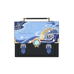 Personalizado Genshin Impact itabag Jk uniforme Lolita Cambridge bolso Pu bolso portátil Stachelbags Crossbody mochila Impresión de dibujos animados - Product Image 5