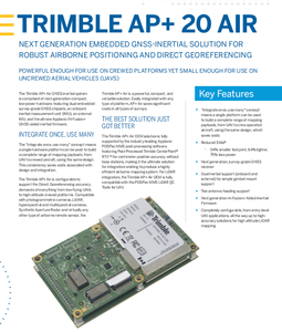 Carte de développement IMU GNSS haute précision TRIMBLE <span class=keywords><strong>AP</strong></span> + 20 <span class=keywords><strong>AIR</strong></span> - Product Image 2