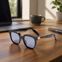 Lunettes audio haut de gamme, lecteur de musique de haute qualité, lunettes de traduction en temps réel, lunettes intelligentes d'extérieur au design élégant