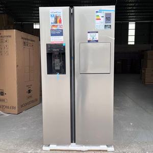 Refrigerador Apto con Máquina de Hielo/Triturador, Refrigerador de Doble Puerta, Enfriamiento por Aire, Sin Escarcha, Estándar Europeo, 220v 50/60hz - Product Image 1