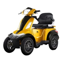 Nouveau scooter électrique à quatre roues unisexe de 500 W, pas cher, autonomie de 60 km, mobylette électrique par charge pour les personnes âgées et les personnes handicapées, tourisme