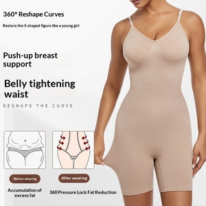 Body sculptant dos nu pour femme, effet ventre plat, compression ferme, lingerie amincissante, grandes tailles - Product Image 4