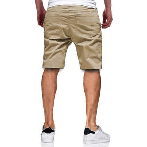 Men's Cotton Blend Casual <b>Shorts</b> Breathable Quick Dry Elastic Waist Streetwear Fitness Bermuda <b>Shorts</b> - Product Image 2