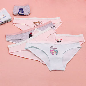 Culottes pour adolescentes, imprimées de dessins animés personnalisés ODM, ultra douces, taille basse, en tricot, mignonnes - Product Image 2