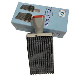 Mango <span class=keywords><strong>de</strong></span> colores <span class=keywords><strong>de</strong></span> impresión <span class=keywords><strong>de</strong></span> logotipo personalizado, accesorio que ajusta números flexibles <span class=keywords><strong>de</strong></span> 11 dígitos, rodillo <span class=keywords><strong>de</strong></span> goma <span class=keywords><strong>de</strong></span> plástico, <span class=keywords><strong>sello</strong></span> grande - Product Image 5