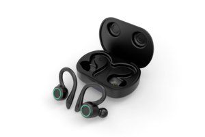 KINLAN BE1018 2020 versión de actualización de Control táctil Bluetoo auriculares IPX7 impermeable TWS auriculares con gancho - Product Image 3