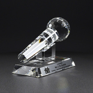 Tinh thể Micro giải thưởng cúp để nhận ra những người tuyệt vời âm nhạc cúp ca sĩ vô địch thủy tinh Acrylic cúp - Product Image 1