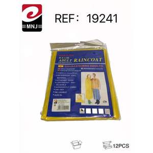 Impermeable para Adultos MNJ, Talla XL, Unisex, Reutilizable, Estilo Liso - Product Image 3