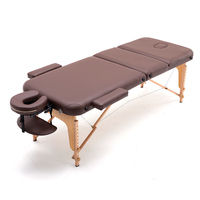 Profession elle beliebte Haute Camillas De Masajes Qualität PVC-Leder 3 faltbare Beauty Salon Spa Gesichts betten Massage tisch