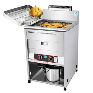 Commercial Whole Chicken Deep Fryer Chicken-row Broaster Frying Oil Filter Chicken Fryer Machine