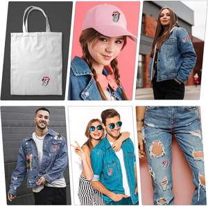 Bibir besi pada <span class=keywords><strong>Patch</strong></span>, kartun mulut lidah bibir <span class=keywords><strong>Patch</strong></span>, Punk lucu bordir lencana menjahit pada Applique perbaikan <span class=keywords><strong>Patch</strong></span> untuk pakaian - Product Image 4