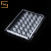 En stock récipient à pilules en plastique transparent CPET distributeur d'organisateur de médicaments pour pilules capsules emballage blister pour emballage de pilules