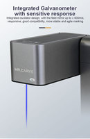 Mini Machine Laser de Marquage 10W Lumière Bleue, Graveur Laser Portable pour Matériaux Non Métalliques