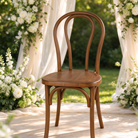 Chaises en résine plastique de type chêne, courbées, pour banquets, mariages, événements, hôtels, capacité 800 lbs, vente en gros