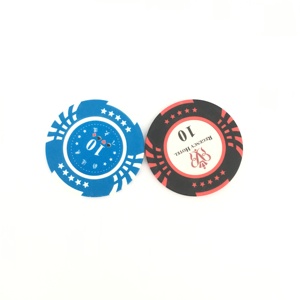 Juego de mesa de Casino personalizado, fichas de póker de arcilla con patrón de estrellas, 13,5g - Product Image 1