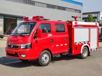 Truk Pemadam Kebakaran Mini Tangki Air Diesel Dongfeng 1500L Baru, Kendaraan Pemadam Kebakaran Ringkas untuk Penyelamatan Darurat Perkotaan