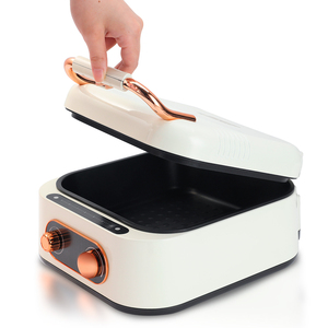 RAF Meilleure Vente : Appareil de Cuisson <span class=keywords><strong>Électrique</strong></span> Multifonction 3 en 1, Grill à Steak et Double Poêle à Frire - Product Image 6