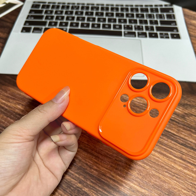 Flexible Silicone Camera Proper Case Matte TPU Bumper Anti-Scratch Cover For iPhone 17 16 15