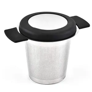 Colador reutilizable de acero inoxidable para infusiones de té, taza personalizada con mango, tetera, té