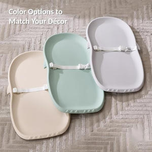 Tapis <span class=keywords><strong>à</strong></span> <span class=keywords><strong>langer</strong></span> portable de luxe en EVA, imperméable et anti-urine, doux et antidérapant, avec sangle de sécurité réglable - Product Image 6