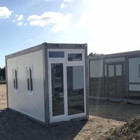Mini-maisons portables modifiées à partir de conteneurs maritimes, bureaux faciles à assembler, structure en acier haute intensité, design moderne pour