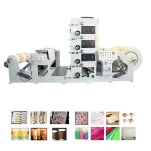 Machine Afdrukken Papieren Bekers Papier Beker Drukmachines Prijs Flexo Papier Cup Print Machines Leveranciers